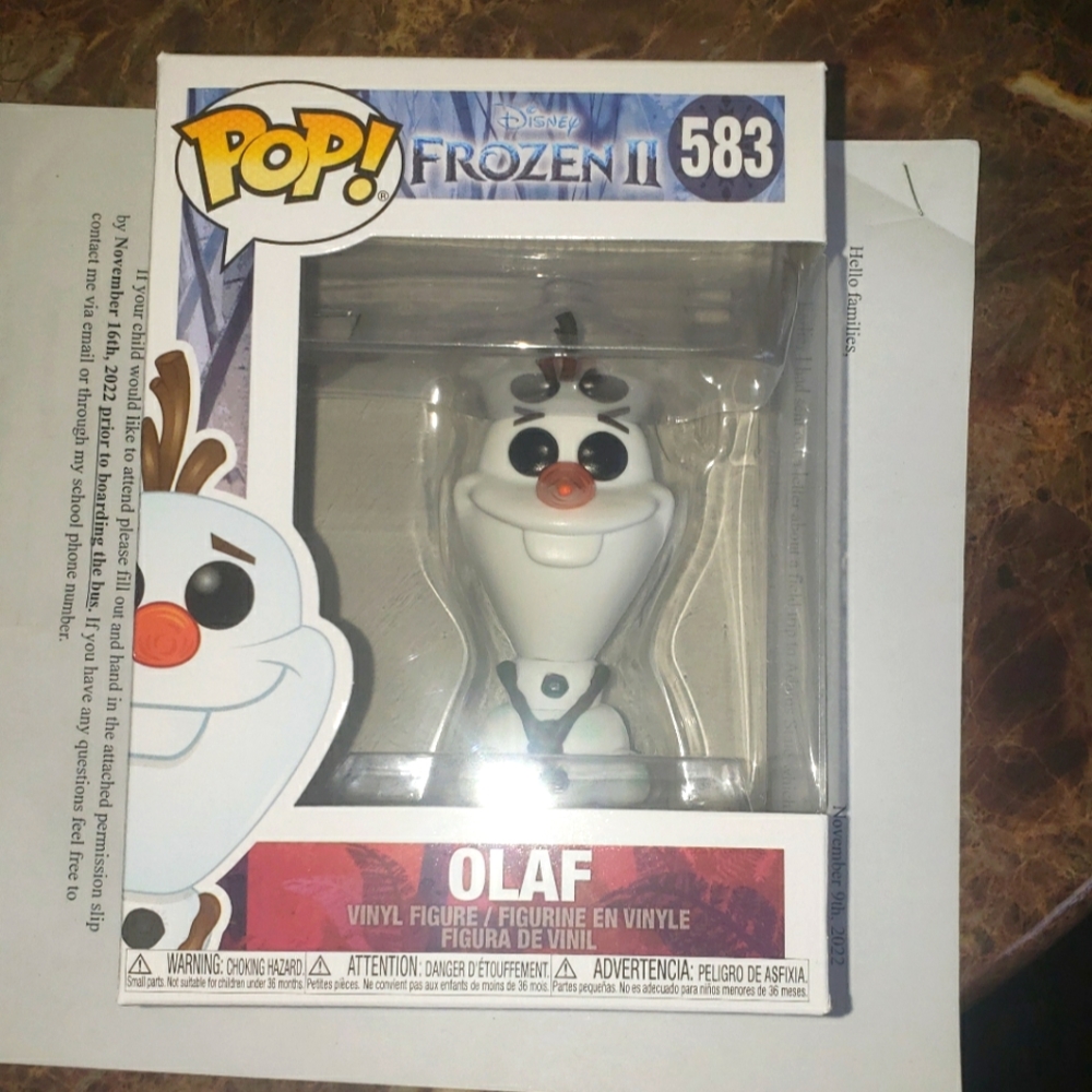 Sealed case of funko pops  Olaf